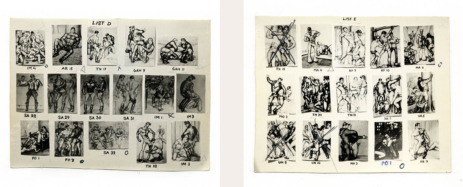 Tom-of-Finland-art-sketches-fotografiska